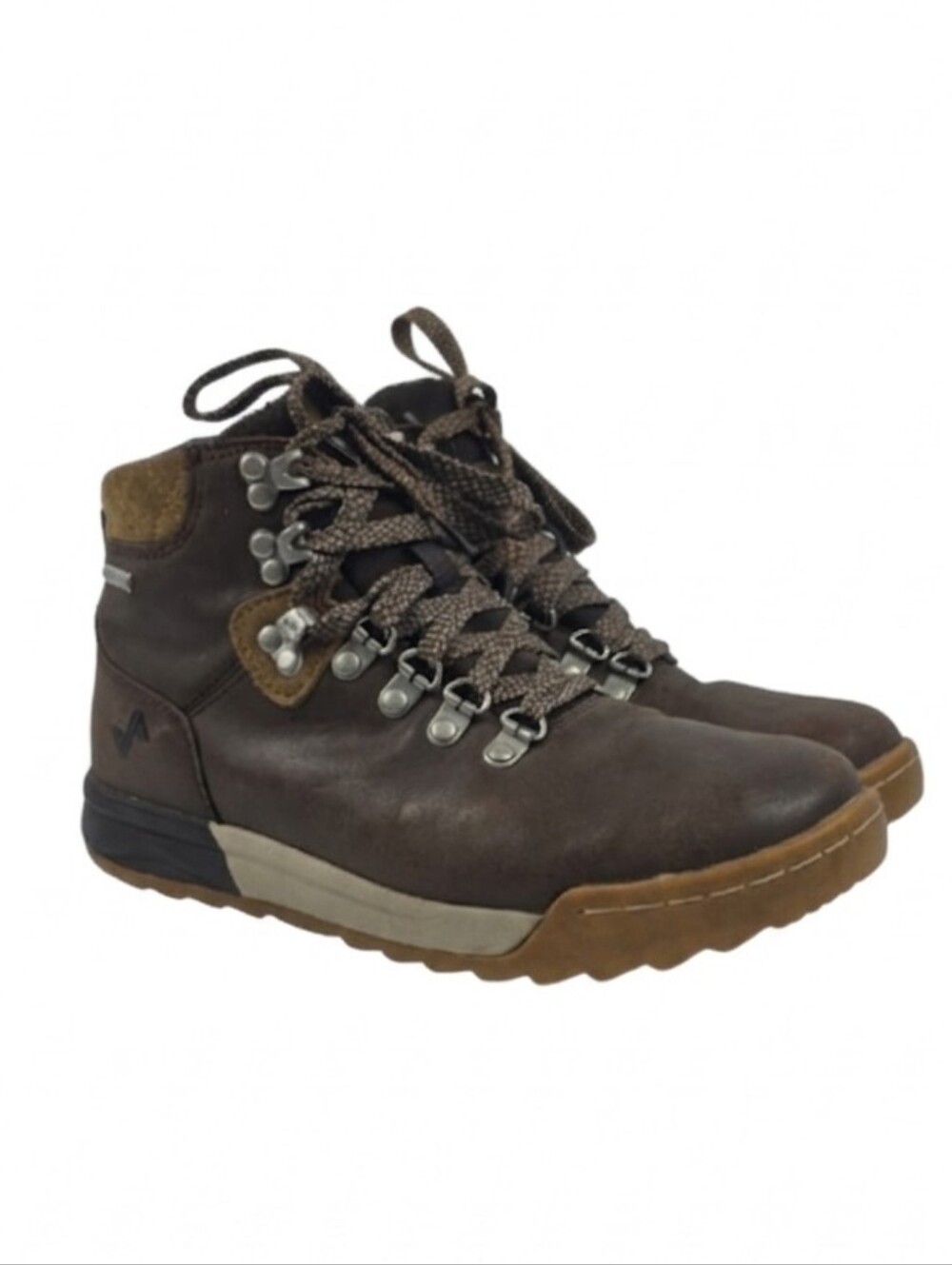 Forsake Patch Mid Waterproof Mocha Leather Women's Hiking Boots Size 7